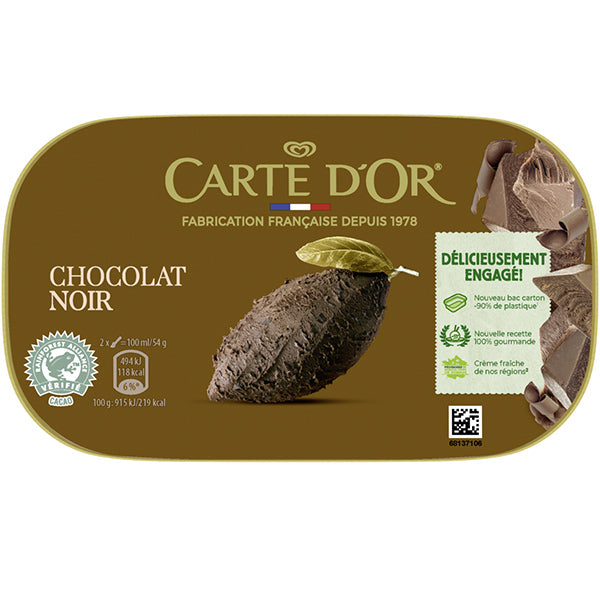 Carte D Or Dark Chocolate Ice Cream  - 900 ml