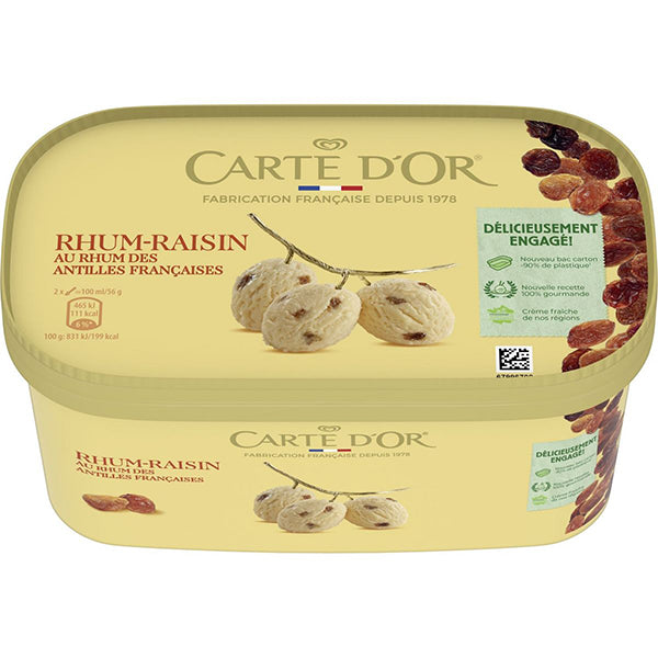 Carte D Or Rum Raisin Ice Cream  - 00Ml