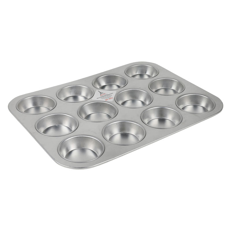 Eiffel Aluminium Muffin Baking Mould 25.2Cmx32.5Cm 12  -  Cav