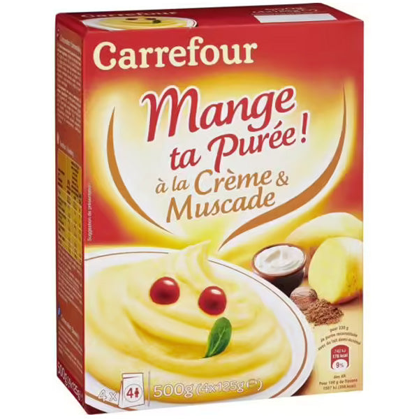 Carrefour Mashed Potatoes With Cream  - 125 G