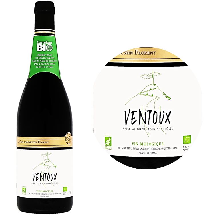 Cave A Florent Syrah Org Ventoux Red Wine  - 75Cl