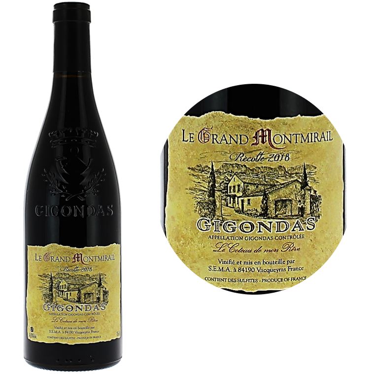 Le Grand Montmirail Grenache Gigondas Red Wine  - 75Cl