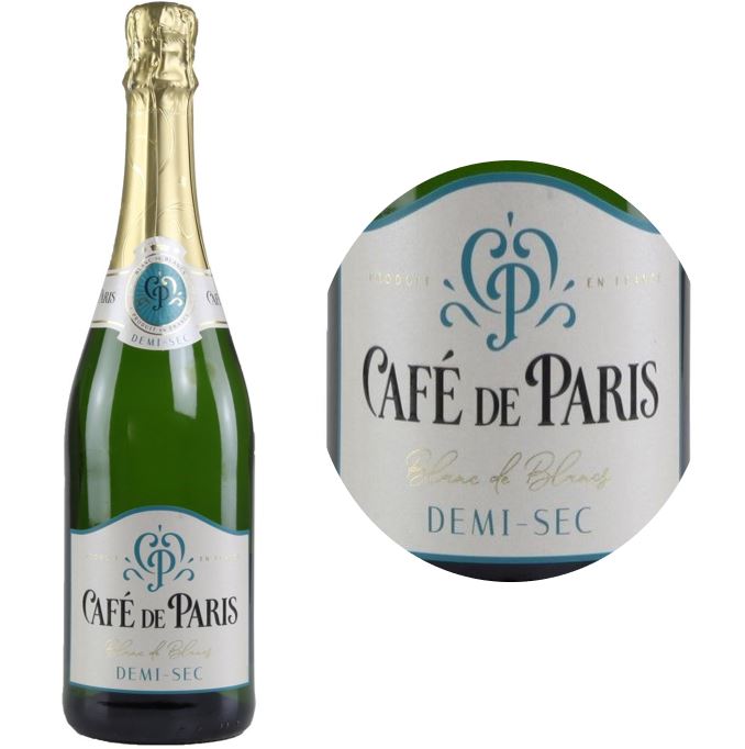 Cafe De Paris  Mousseux Semi Dry White Wine  - 75Cl