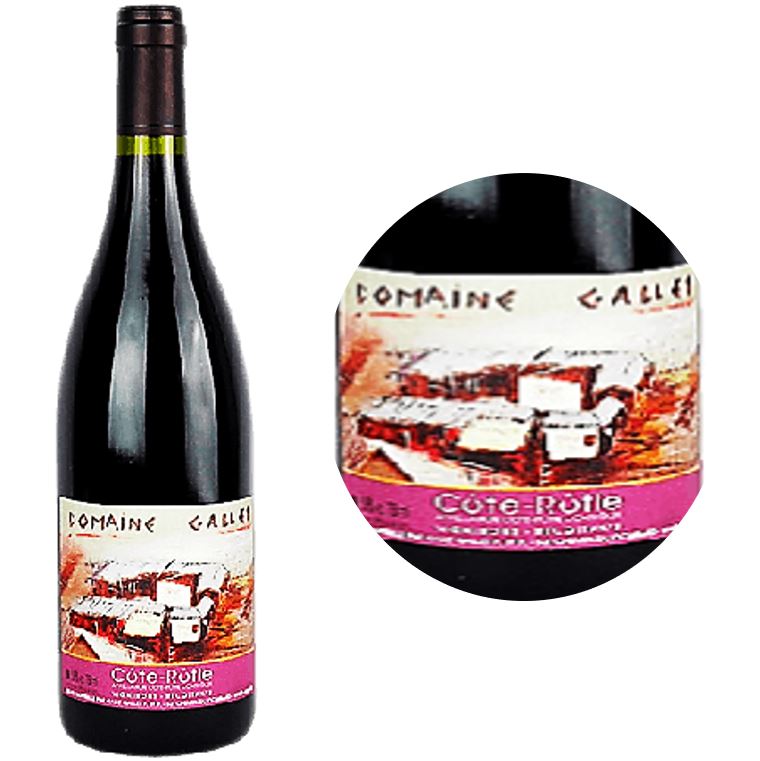 Domaine Gallet  Syrah Cotes Rotie Red Wine  - 75Cl
