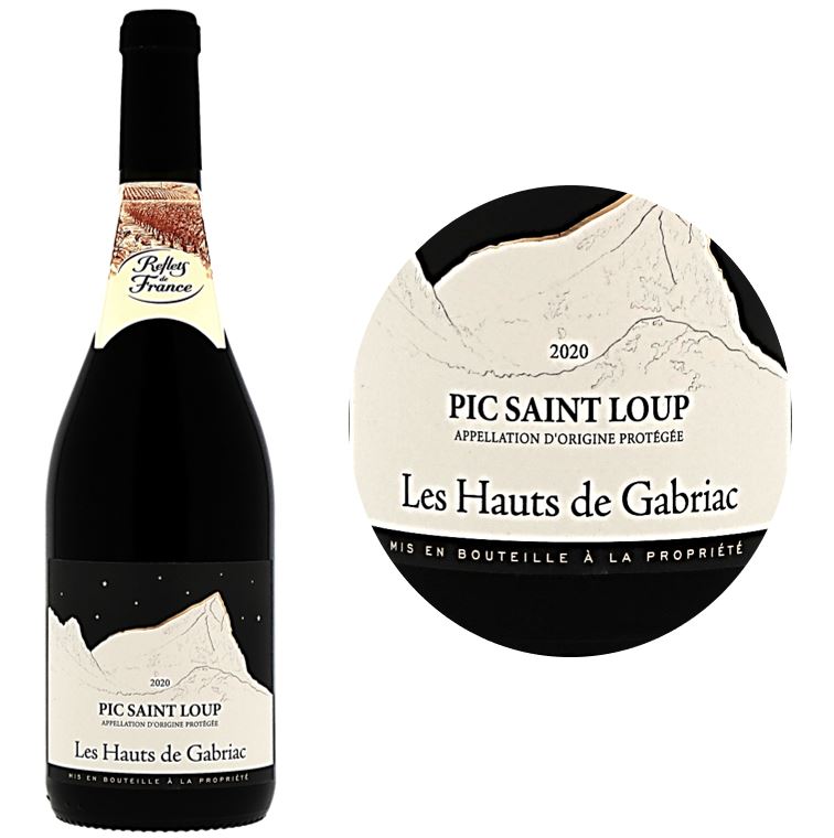 Les Hauts De Gabriac Grenache Pic Saint Loup Red Wine  - 75Cl