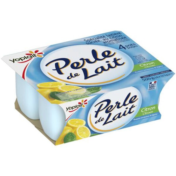 Yoplait Perle Lait Lemon Yogurt  - 125 G