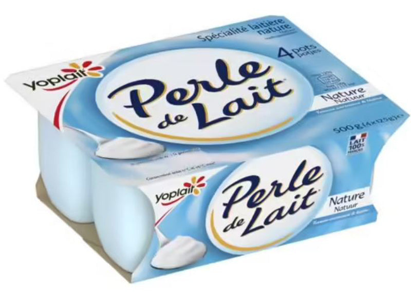 Yoplait Perle De Lait Plain Yogurt  - 125 G