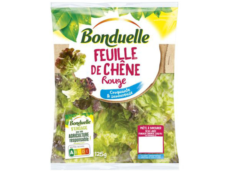 Bonduelle Red Leaf Oak Lettuce  - 125 G