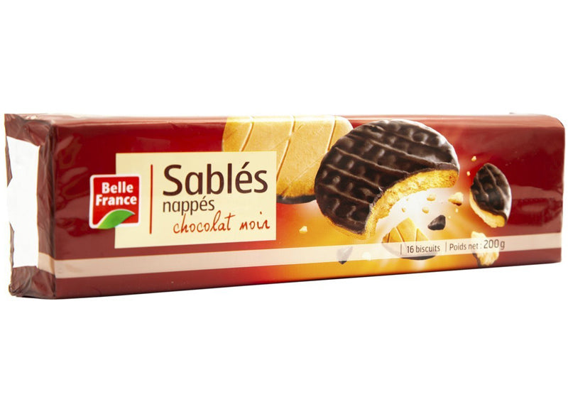 Belle France Dark Chocolate Shortbread  - 200 G