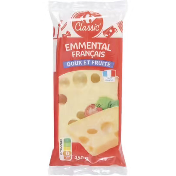 Carrefour French Emmental Cheese  - 450 G