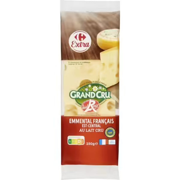Carrefour Pgi Emmental Grand Cru Cheese  - 250 G