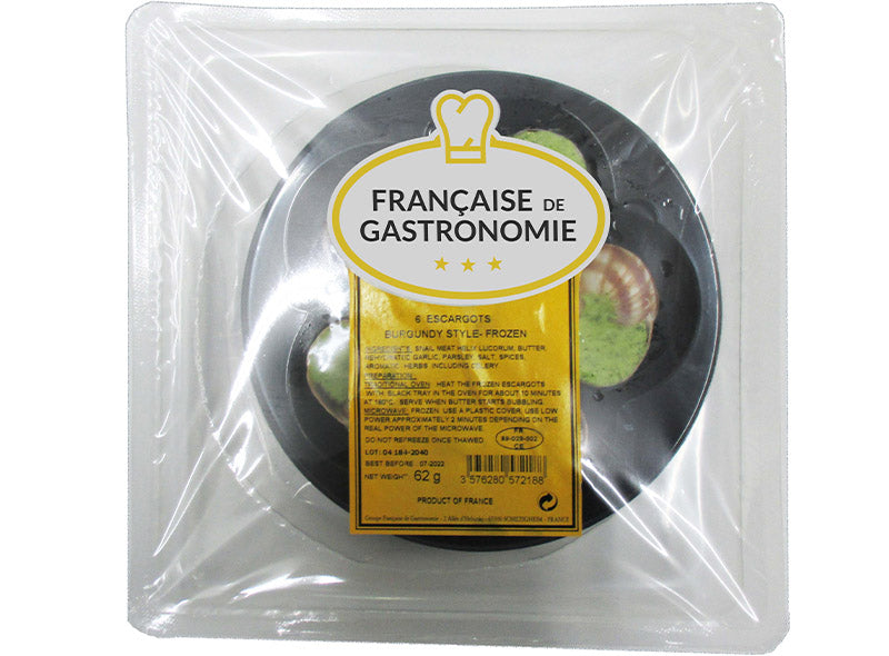 Fr. De Gastronomie Burgundy Style Escargots  -  62 G