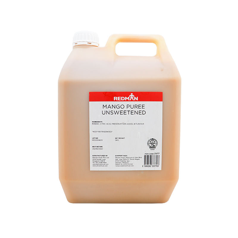 Redman Mango Puree Unsweetened - 5 Kg