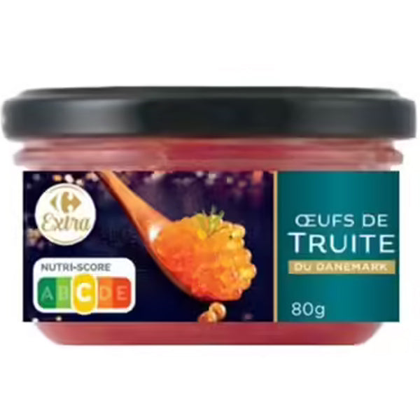 Carrefour Trout Eggs Fish  -  80 G