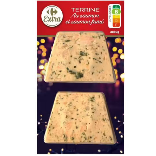 Carrefour Salmon Terrine Fish  -  60 G