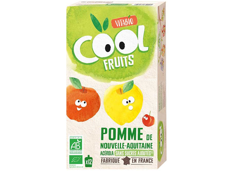 Vitabio Organic Cool Fruit Apple Puree  -  90 G