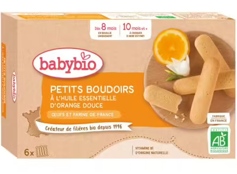 Babybio Organic Orange Baby Boudoir Biscuits  - 120 G