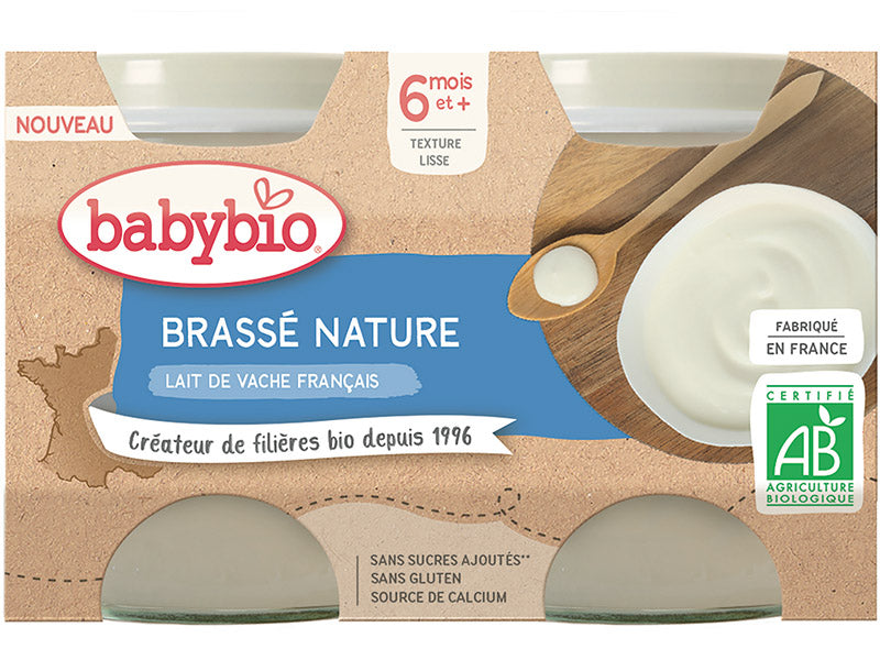 Babybio Organic Cow Milk Natural Yogurt  - 130 G
