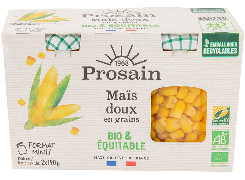 Prosain Organic Sweet Corn  - 190 G