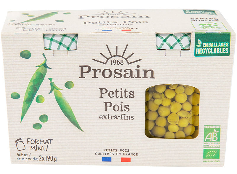 Prosain Organic Green Peas Extra Fine  - 190 G