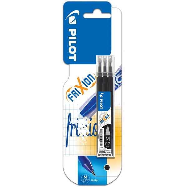 Pilot 3 Frixion Black 0.7Mm Refills  -  3Pc
