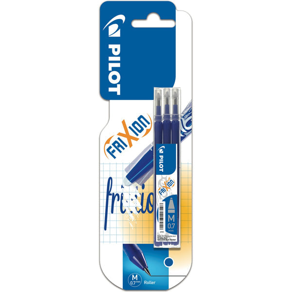 Pilot 3 Refills Frixion Blue 0.7Mm  -  3Pc