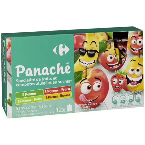Carrefour Mixed Fruits Pouch  -  90 G