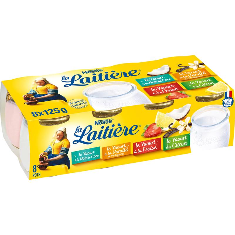 La Laitiere Whole Milk Fruits Yogurt  - 125 G