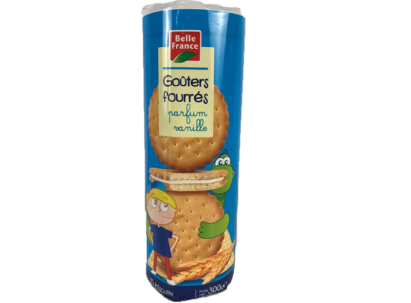Belle France Vanilla Filled Round Biscuits  - 300 G