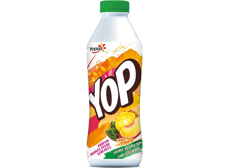 Yoplait Yop Pine-Peach-Cherr Drink Yogurt  - 825 G