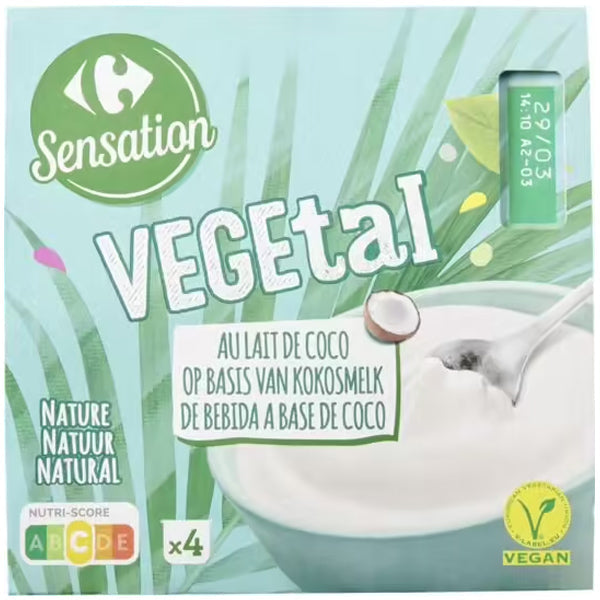Carrefour Coconut Milk Yogurt  - 100 G