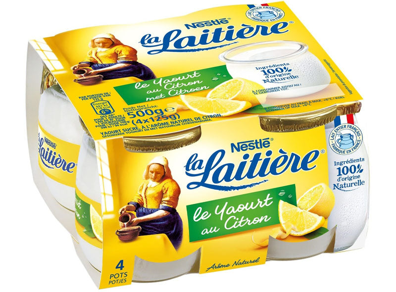 La Laitiere Lemon Yogurt  - 125 G