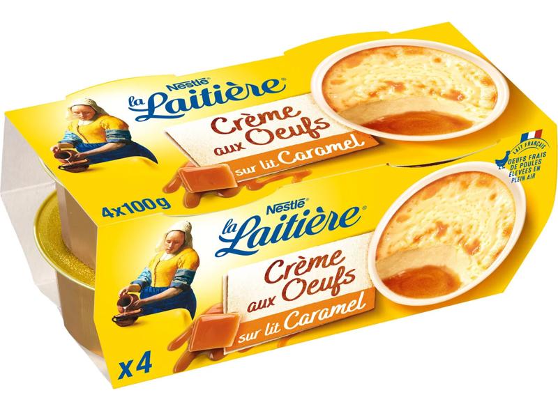 La Laitiere Caramel Egg Custard Dessert  - 100 G