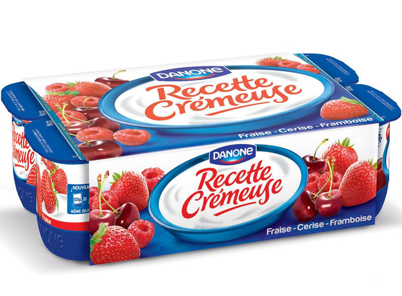 Danone Creamy Red Fruits Yogurt  - 125 G