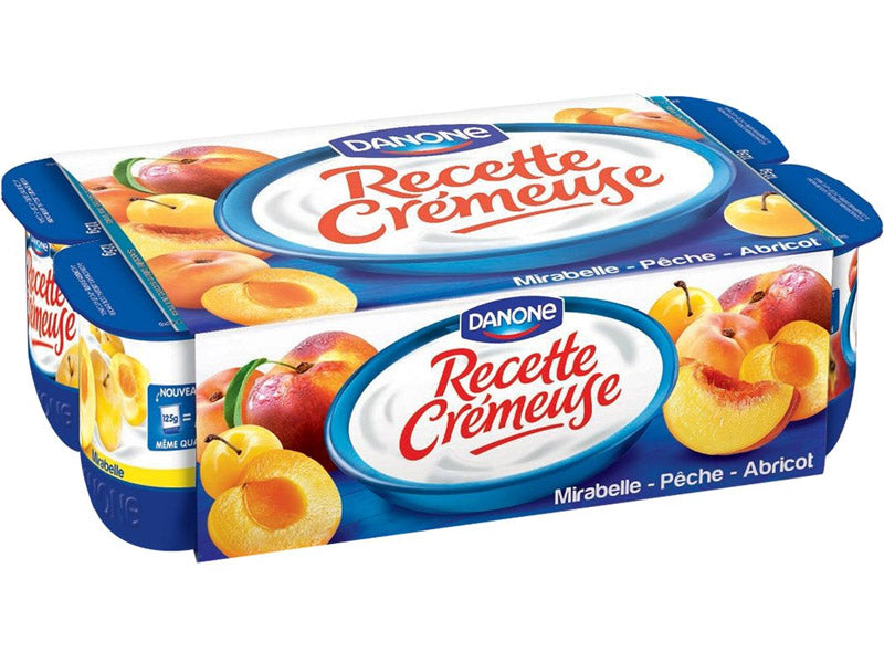 Danone Creamy Yellow Fruits Yogurt  - 125 G