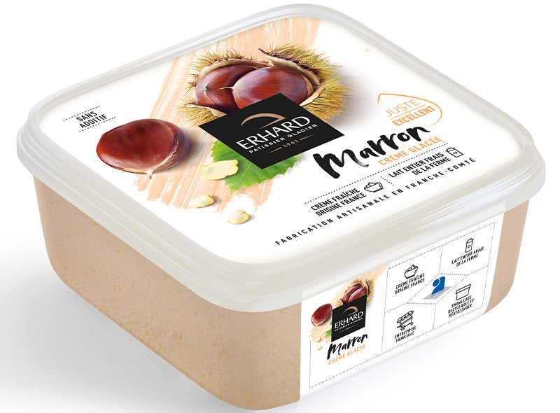 Erhard Chestnut Cream Ice Cream  - 450 G