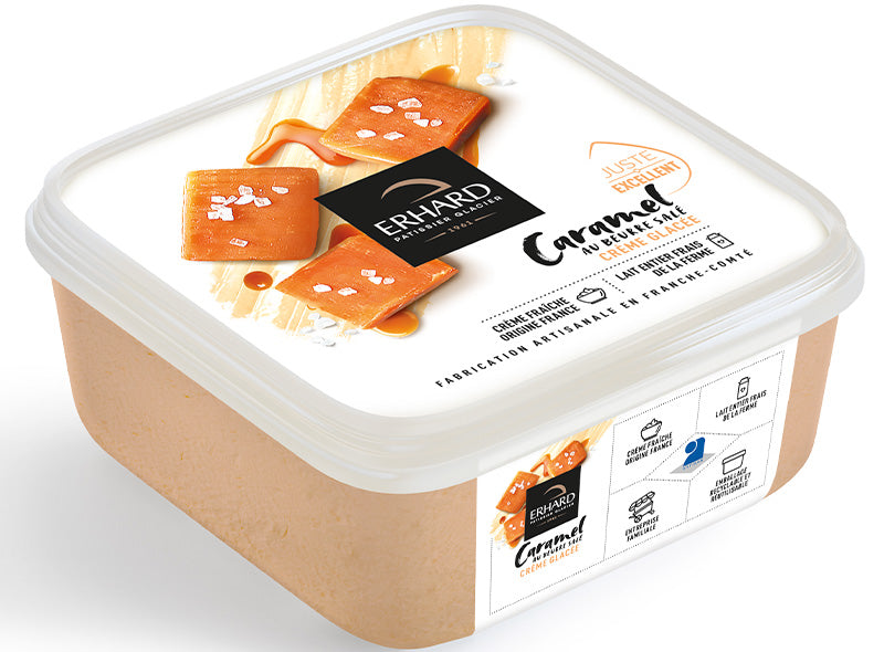 Erhard Salted Butter Caramel Ice Cream  - 450 G