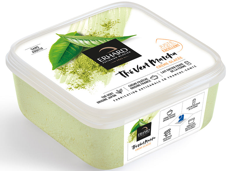Erhard Matcha Green Tea Ice Cream  - 450 G