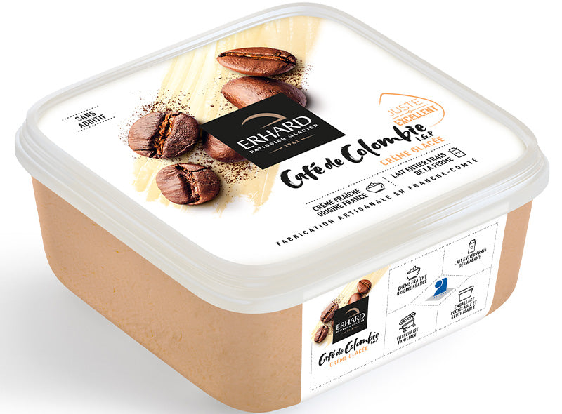 Erhard Colombian Coffee Pgi Ice Cream  - 450 G