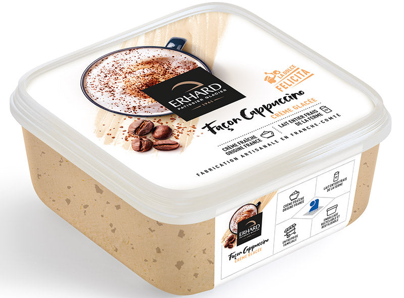 Erhard Cappuccino Ice Cream  - 450 G