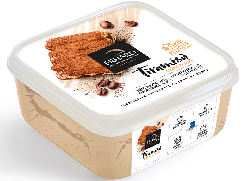 Erhard Tiramisu Ice Cream  - 450 G