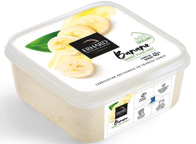 Erhard Banana Sorbet  - 488 G