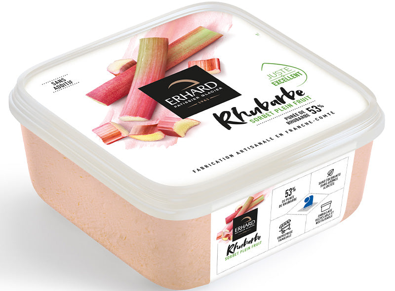Erhard Rhubarb Sorbet  - 488 G