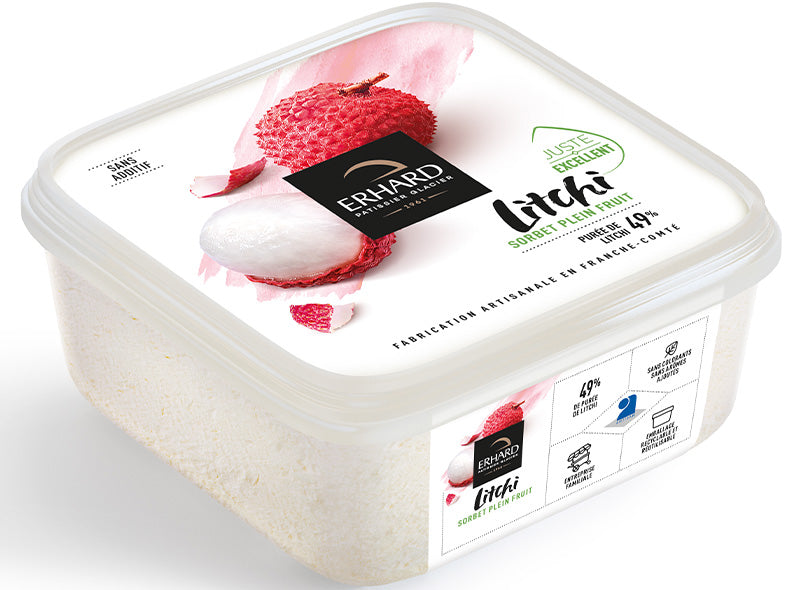 Erhard Lychee Sorbet  - 488 G