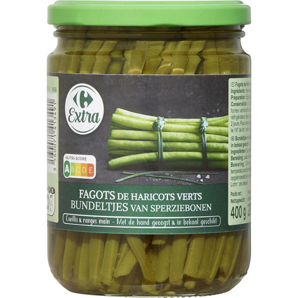 Carrefour Extra Fine Green Beans Fagots  - 400 G