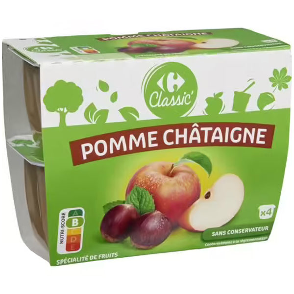 Carrefour Apple Chestnut Dessert  - 100 G