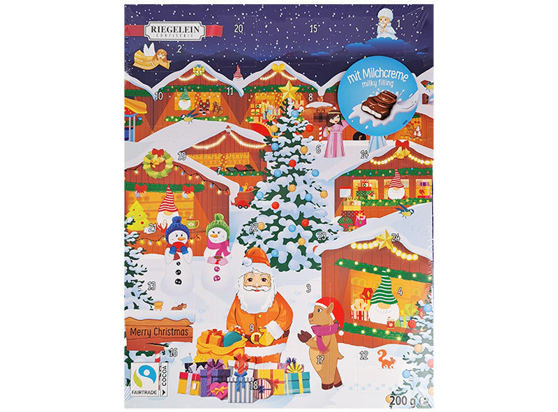 Riegelein Confiserie Christmas Village Advent Calendar  -  75 G