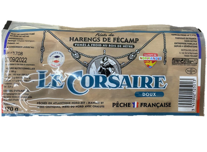 Le Corsaire Mildly Smoked Herring Fillets  - 170 G