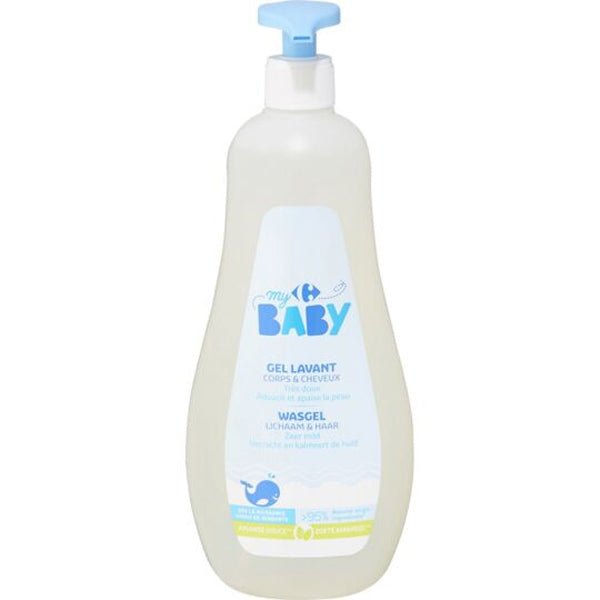 Carrefour Body Hair Washing Gel  - 750 ML