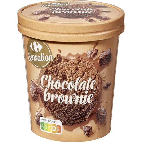 Carrefour Chocolate Brownie Ice Cream  - 415 G